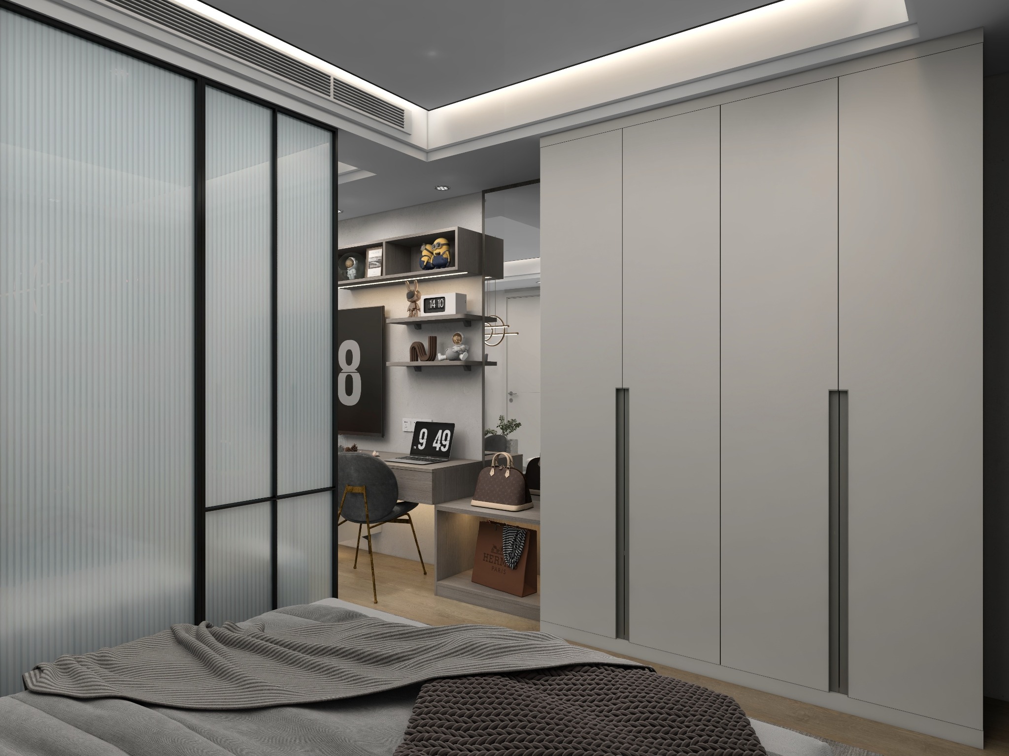 Bedroom detail
