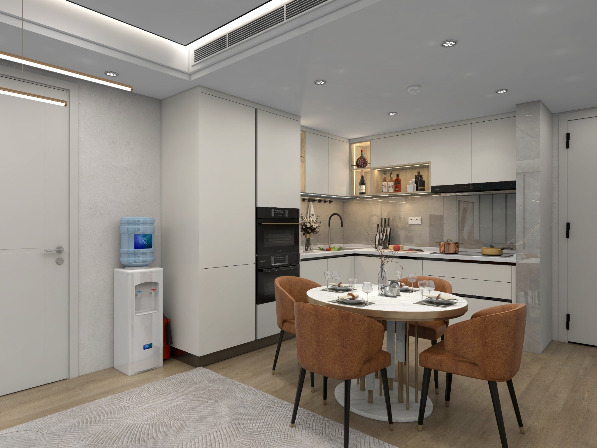 Kitchen and dining